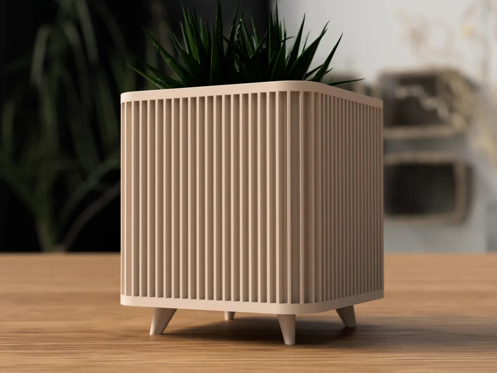 Shikaku bloempot met poten