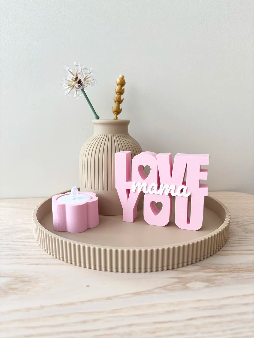 “Love You, Mom” Decoratie