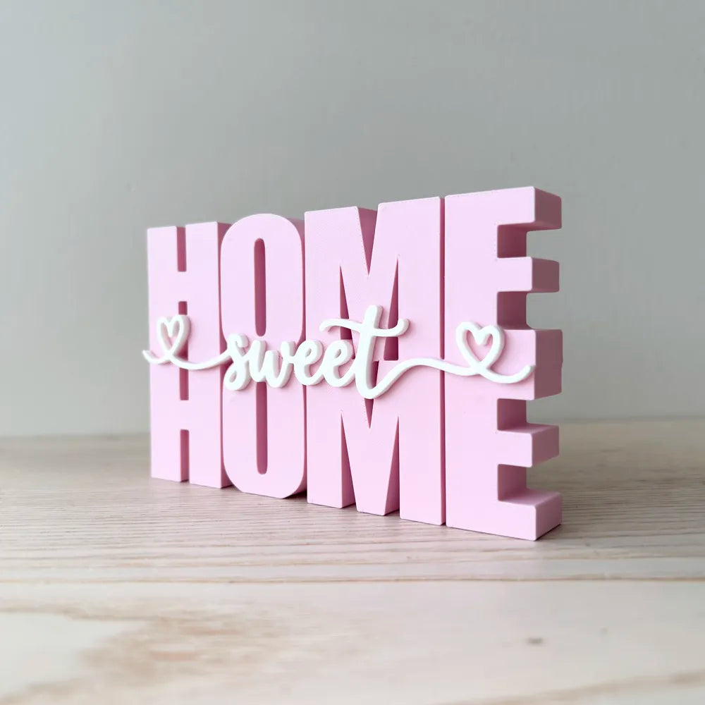 "Home Sweet Home” decoratie
