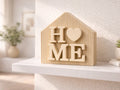 "HOME" Decoratie huisvorm