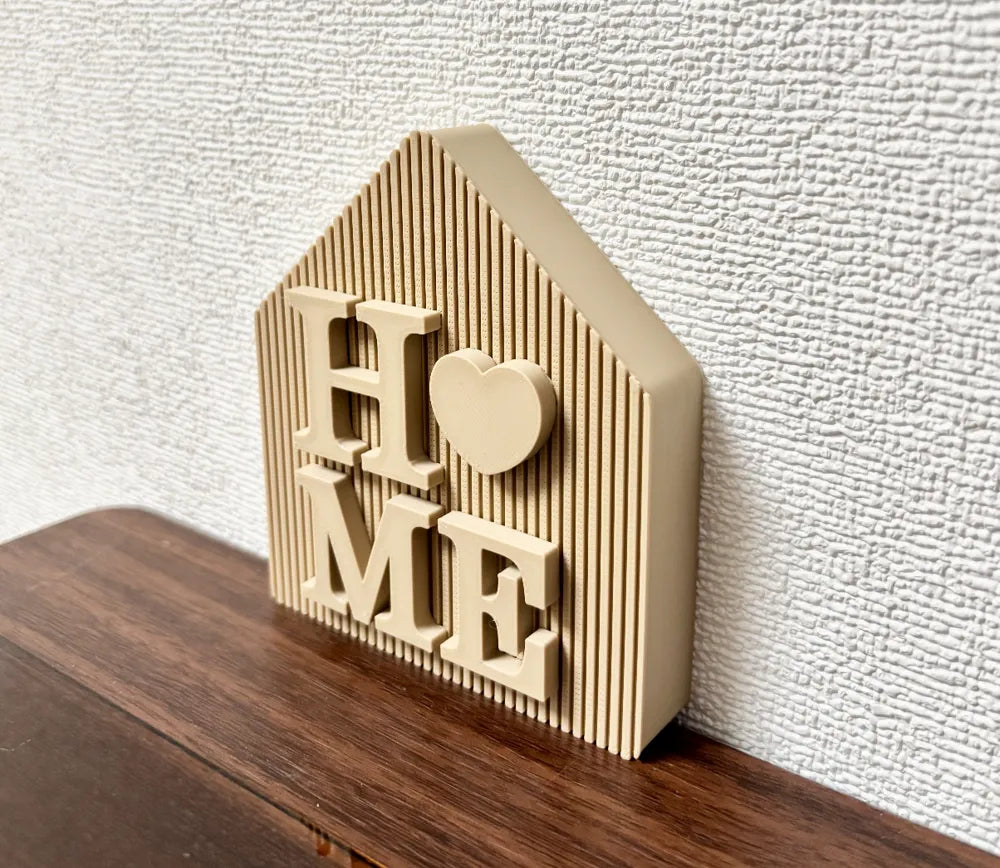 "HOME" Decoratie huisvorm