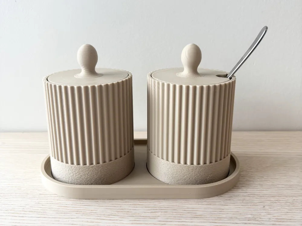 Opbergpot set met deksel
