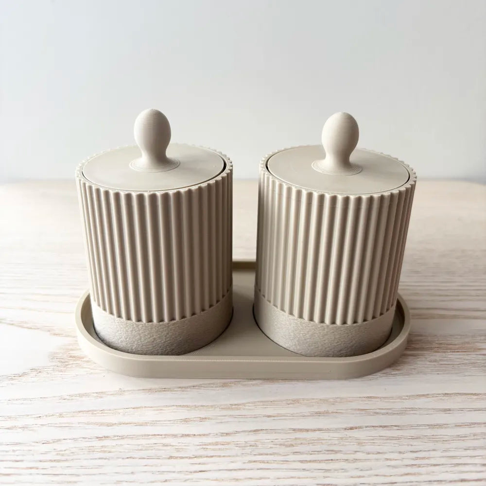 Opbergpot set met deksel